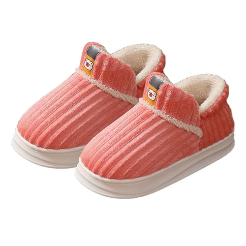 LOIJMK Warme Hausschuhe Damen Geschlossen Pantoffeln Hüttenschuhe Gefütterte Winterschuhe Winterboots Plüsch Hauspantoffeln Filzpantoffeln Memory Foam Hausschlappen Slippers Schlappen Pantoletten von LOIJMK