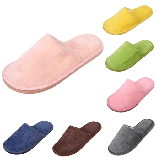 LOIJMK Warme Hausschuhe Damen Herren Winter Pantoffeln Memory Foam Schlappen Bequeme Hüttenschuhe Hausschlappen Filzpantoffeln Flauschige Slipper Slide Plüsch Hauspantoffeln Gefütterte Pantoletten von LOIJMK