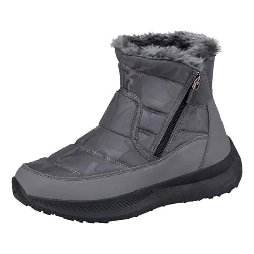 LOIJMK Winterstiefel Damen Wasserdicht Schneestiefel Winterschuhe Gefüttert Warm Wanderstiefel Trekkingstiefel Winterboots Winter Stiefel Boots Schlupfstiefel Outdoor Wanderschuhe Arbeitschuhe von LOIJMK