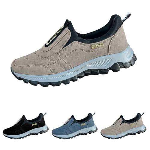 Orthopädische Schuhe Herren Extra Weit Und Weiche Sohle - Sportschuhe Herren Ohne Schnürung Schmerzlinderung Breeze Schuhe Unisex Rutschfeste Abriebfeste Hineinschlüpfen Walkingschuhe Wanderschuhe von LOIJMK