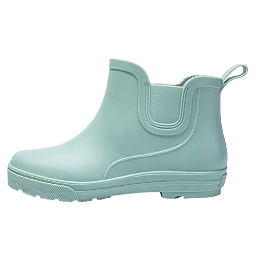 Regenstiefel Damen Kurz Wasserdicht Rutschfeste Regenschuhe Leicht Bequem Rain Boot Sommer Outdoor Boots Stiefel Aquaschuhe Angelstiefel Stiefel von LOIJMK