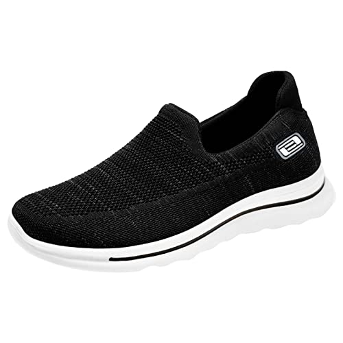 Schuhe Herren Sommer Leicht, Turnschuhe Herren Ohne Schnüren, Slip On Sportschuhe Herren Laufschuhe Fitnessschuhe Mode Freizeitschuhe Herren Sportlich Komfortschuhe Walkingschuhe von LOIJMK