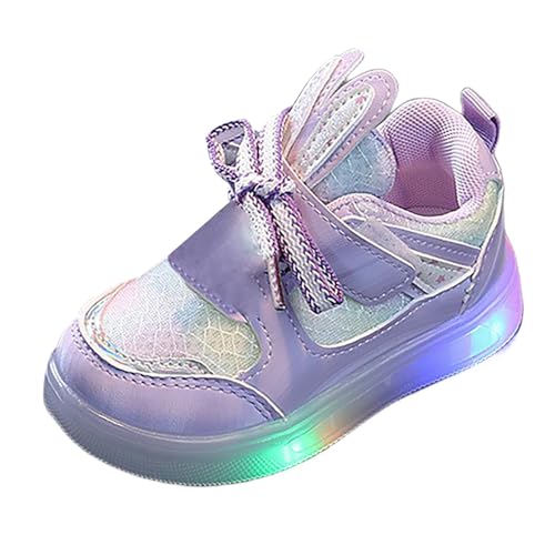 Sneaker Mädchen 21, Hallenschuhe Kinder Cute Kinderschuhe Hase Babyschuhe Low Top Halbschuhe Freizeitschuhe Atmungsaktiv Turnschuhe Sportschuhe rutschfeste Laufschuhe Walkingschuhe Hallenturnschuhe von LOIJMK
