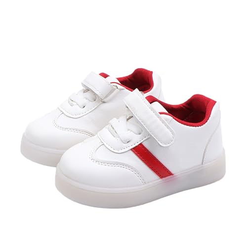 Sneaker Mädchen 21, Low Top Halbschuhe Hallenschuhe Kinder Schnürschuhe Atmungsaktiv Freizeitschuhe Babyschuhe Kinderschuhe rutschfeste Turnschuhe Sportschuhe Walkingschuhe Hallenturnschuhe von LOIJMK