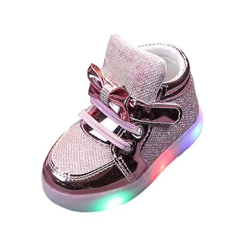 Sneaker Mädchen 24 - Hallenschuhe Kinder Cute Kinderschuhe Babyschuhe Low Top Halbschuhe Freizeitschuhe Atmungsaktiv Turnschuhe Sportschuhe rutschfeste Laufschuhe Walkingschuhe Hallenturnschuhe von LOIJMK