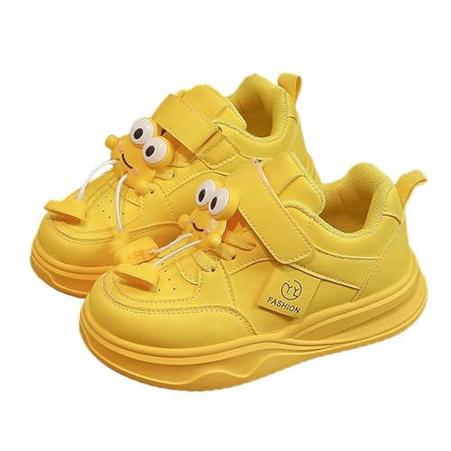 Sneaker Mädchen Jungen Atmungsaktiv Mesh Turnschuhe Sportschuhe Cute Hallenschuhe Kinder Low Top Halbschuhe Freizeitschuhe Kinderschuhe rutschfeste Laufschuhe Walkingschuhe Hallenturnschuhe von LOIJMK