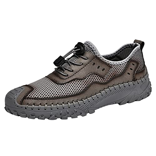 Sommerschuhe Herren Leicht Atmungsaktiv, Wandersandalen Herren Rutschfeste, Outdoorsandalen für Herren Trekkingsandalen Mode Sandaletten Herren Slip On Freizeitschuhe Männer Sportsandalen von LOIJMK