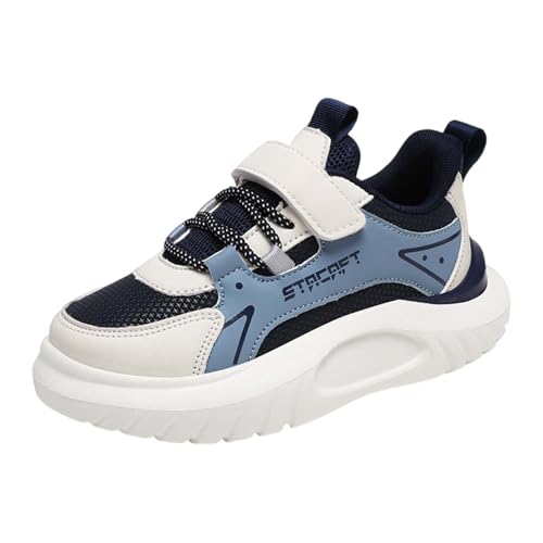 Sportschuhe Kinder Jungen Atmungsaktiv Sneaker Schnürschuhe Rutschfeste Hallenschuhe Turnschuhe Laufschuhe Kinderschuhe Outdoor Trekking Wanderschuhe Hallenturnschuhe Fitnessschuhe Walkingschuhe von LOIJMK