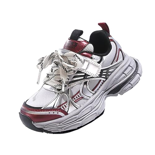 Sportschuhe Kinder Jungen Schnürschuhe Outdoor Trekking Wanderschuhe Atmungsaktiv Laufschuhe Sneaker Rutschfeste Turnschuhe Kinderschuhe Hallenturnschuhe Fitnessschuhe Tennisschuhe Walkingschuhe von LOIJMK