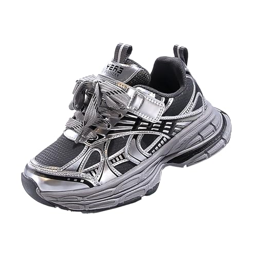 Sportschuhe Kinder Jungen Schnürschuhe Outdoor Trekking Wanderschuhe Atmungsaktiv Laufschuhe Sneaker Rutschfeste Turnschuhe Kinderschuhe Hallenturnschuhe Fitnessschuhe Tennisschuhe Walkingschuhe von LOIJMK