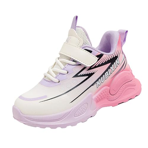 Sportschuhe Mädchen Turnschuhe Kinder Jungen Laufschuhe Atmungsaktiv Mesh Sneaker Rutschfeste Hallenschuhe Kinderschuhe Schnürschuhe Hallenturnschuhe Outdoor Wanderschuhe Tennisschuhe Walkingschuhe von LOIJMK