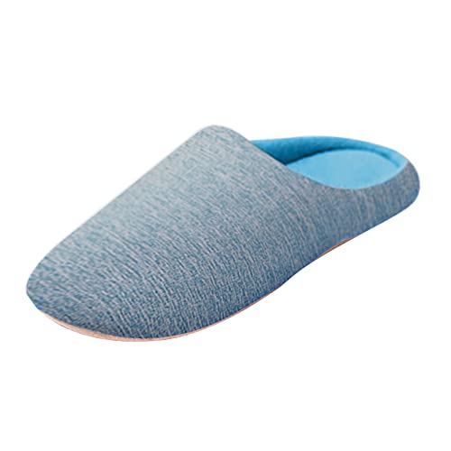 Warme Hausschuhe Damen Plüsch Hüttenschuhe Memory Foam Pantoffeln Antirutsch Filzpantoffeln Gefütterte Pantoletten Winter Flauschige Slipper Slide Bequeme Hausschlappen Schlappen Hauspantoffeln von LOIJMK