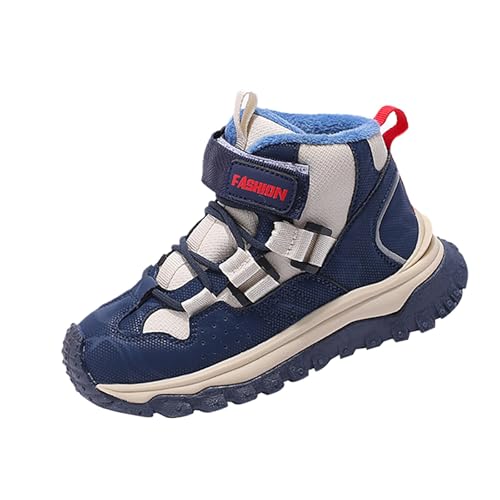 Winterstiefel Kinder Schneestiefel Mädchen Jungen Winterschuhe Warm Gefüttert Winterboots Bequem Trekking Wanderstiefel Wanderschuhe Stiefel Rutschfest Winter Kinderschuhe Trailrunning Schuhe Boots von LOIJMK
