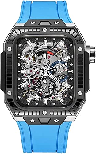 316L Edelstahl -Hülle Nachrüstungskit Fluororubber Uhrengurt , Für die Apple Watch Band Series 7 45 mm 44 mm, Tactical Protection Metal Hülle für Männer Watch Mod Kit 316L Edelstahl -Hülle Nachrüstungskit Fluororubber Uhrengurt , Für die Apple Watch Band Series 7 45 mm 44 mm, Tactical Protection Metal Hülle für Männer Watch Mod Kit von LOKAXXZU
