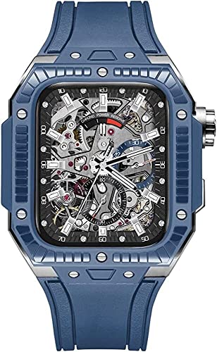 316L Edelstahl -Hülle Nachrüstungskit Fluororubber Uhrengurt , Für die Apple Watch Band Series 7 45 mm 44 mm, Tactical Protection Metal Hülle für Männer Watch Mod Kit 316L Edelstahl -Hülle Nachrüstungskit Fluororubber Uhrengurt , Für die Apple Watch Band Series 7 45 mm 44 mm, Tactical Protection Metal Hülle für Männer Watch Mod Kit von LOKAXXZU