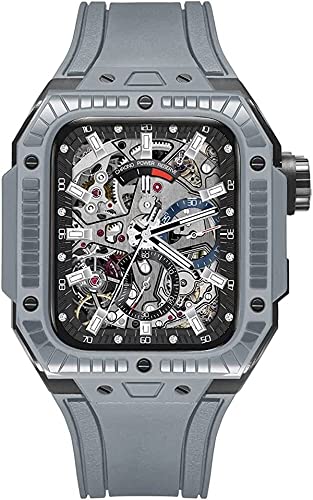 316L Edelstahl -Hülle Nachrüstungskit Fluororubber Uhrengurt , Für die Apple Watch Band Series 7 45 mm 44 mm, Tactical Protection Metal Hülle für Männer Watch Mod Kit 316L Edelstahl -Hülle Nachrüstungskit Fluororubber Uhrengurt , Für die Apple Watch Band Series 7 45 mm 44 mm, Tactical Protection Metal Hülle für Männer Watch Mod Kit von LOKAXXZU