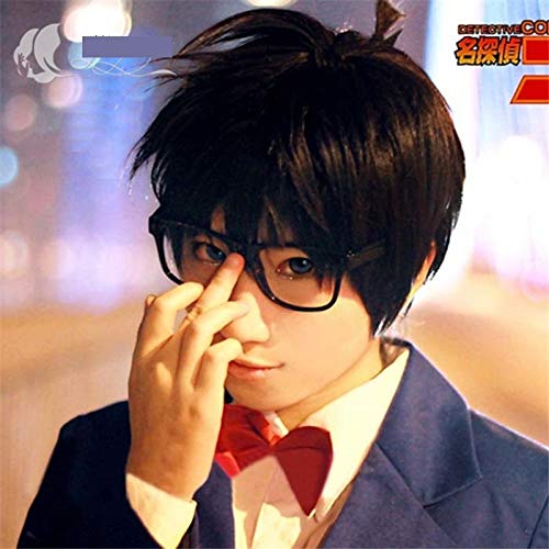 Anime -Detektiv Conan Kudou Shinichi Cosplay Perücke Halloween Rollenspiele Kostümparty Haare von LOKAXXZU