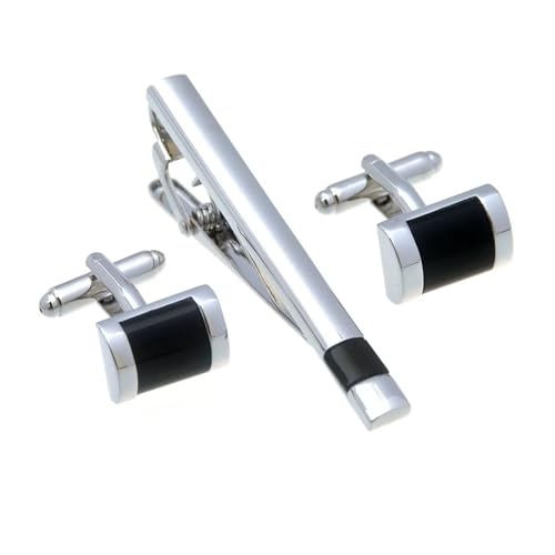 Crystal Emaille Fritillaria Manschette Krawatte Clip Set Herren Textur Französische Business Freizeitparty -Hemd -Hemdzubehör von LOKAXXZU