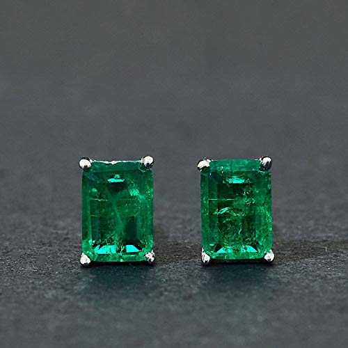 Emerald Edelsteinohrringe für Frauen Jubiläumsfeier Weihnachten Ohrringe Emerald Edelsteinohrringe für Frauen Jubiläumsfeier Weihnachten Ohrringe von LOKAXXZU