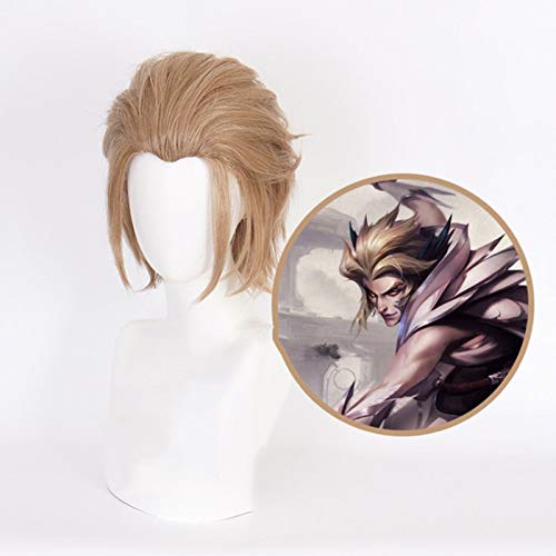 Game Cosplay Perücken Rakan The Charmer Cosplay Hitzebeständige synthetische Perücke Haare Halloween Party Cosplay -Perücke von LOKAXXZU