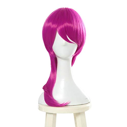 Game lol Charakter Kda Ahri Akali Evelynn Kaisa Cosplay Haar Perücke Hitzefeste synthetische Cosplay -Perücke+Perücken Cap Cosplay Party Rose Red von LOKAXXZU