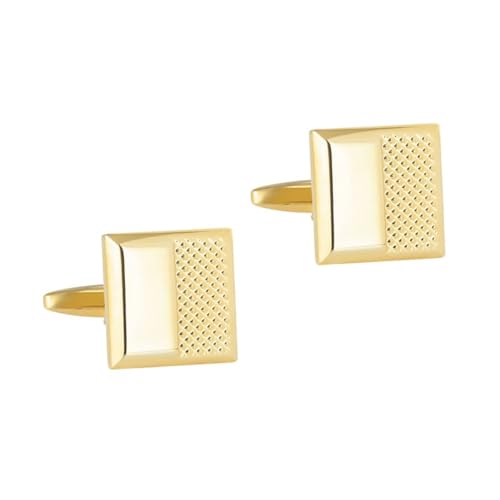 Glatte gebürstete Plattenmodellinker für Männer Französisch Hemd Manschettenknöpfe Accessoires (e) von LOKAXXZU