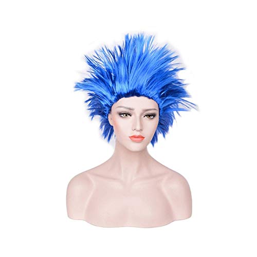 Halloween Funny Circus Clown Perücken Disco Explosive Kappen für explosive Head Perücken Tanz Hochzeitsfeier Performance Prop B von LOKAXXZU