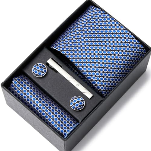 Handtuch Manschettenknöpfe lässig Alltags formelles Verschleiß Anzug Krawatte Business Herren -Tie -Geschenkbox Tasche von LOKAXXZU