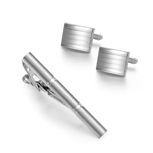 Herren Business Krawatte Clip Cufflink Anzug Herren Business Krawatte Clip Cufflink Anzug von LOKAXXZU