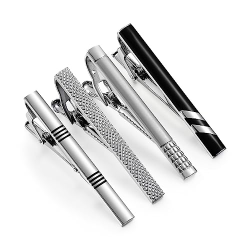 Herren Classic Business Bindel Clip Set Creative Krawatte Clip Black Geschenkbox Herren Classic Business Bindel Clip Set Creative Krawatte Clip Black Geschenkbox von LOKAXXZU