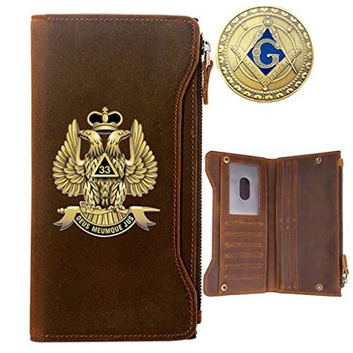 LOKAXXZU Einzigartige Männer westliche Rodeo Long Wallet mit RFID -Blockier von LOKAXXZU