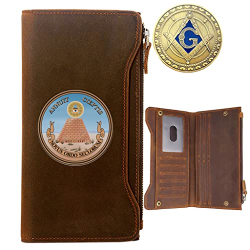 LOKAXXZU Einzigartige Männer westliche Rodeo Long Wallet mit RFID -Blockier von LOKAXXZU