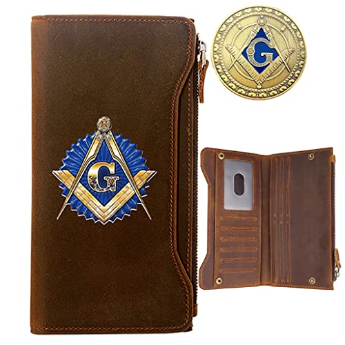 LOKAXXZU Einzigartige Männer westliche Rodeo Long Wallet mit RFID -Blockier von LOKAXXZU