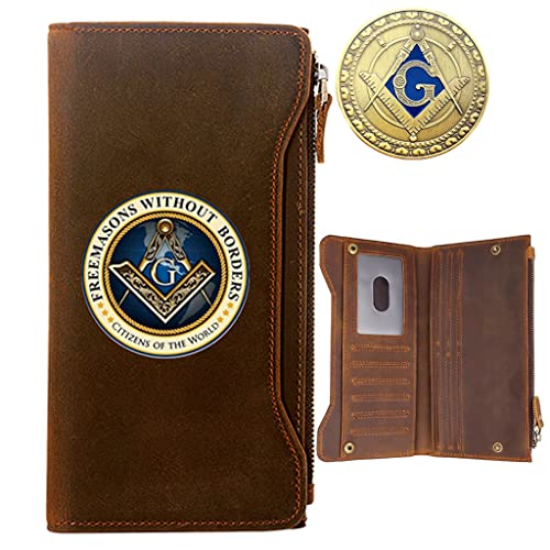LOKAXXZU Einzigartige Männer westliche Rodeo Long Wallet mit RFID -Blockier von LOKAXXZU
