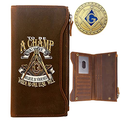 LOKAXXZU Einzigartige Männer westliche Rodeo Long Wallet mit RFID -Blockier von LOKAXXZU