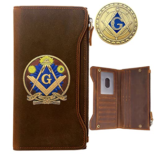 LOKAXXZU Einzigartige Männer westliche Rodeo Long Wallet mit RFID -Blockier von LOKAXXZU