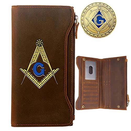 LOKAXXZU Einzigartige Männer westliche Rodeo Long Wallet mit RFID -Blockier von LOKAXXZU