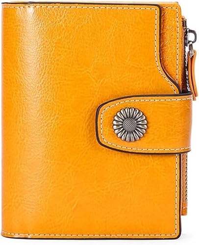 LOKAXXZU Frauen Brieftasche Kurzschutz Schnalle Kupplung Bag Girl Münze Multifunktionskartenhalter (Farbe: C, Größe: 12,5 * 10 cm) von LOKAXXZU