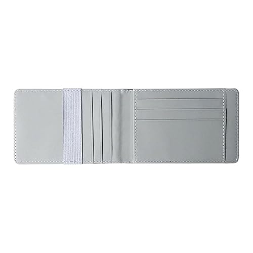 LOKAXXZU Gerrit Fashion Mini Slim Wallet Geld Geldbeutel Coin Bag Multi-Card-Pocket Männer Business Kreditkartenhalter Passport Clip Bargeld Organizer (Farbe: Grau) von LOKAXXZU
