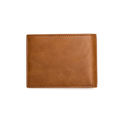 LOKAXXZU Gerrit Geschäftsleute Brieftaschen Kreditkartenhalter Geldbeutel PU Leder Schlanker Geldbeutel Geldbörse Carteirea (Farbe: Kaffee YML001) von LOKAXXZU