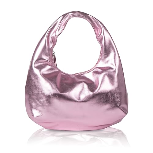 LOKAXXZU Gold Silber Geldbeutel für Frauen - Abend Clutch Crossbody Tasche, Pu Leder Designer Lang Metallkettenhandtasche für Mädchen von LOKAXXZU