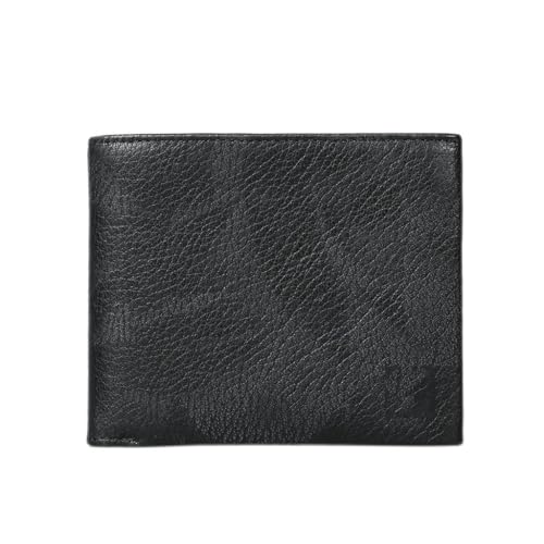 LOKAXXZU Herren Brieftasche unregelmäßige geprägte Litschi -Muster Business Wallet Short Style Silbertasche von LOKAXXZU
