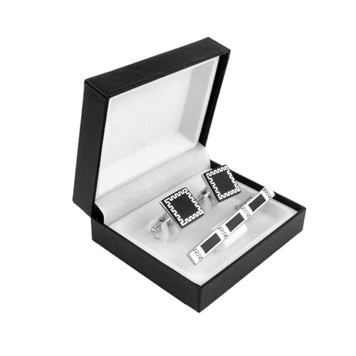 LOKAXXZU Herren -Französischhemd Accessoire Krawatte Set Europäische Manschettenknöpfe von LOKAXXZU