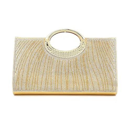 LOKAXXZU Inlay -Strassfalten -Abendtasche Frauen vielseitige Kupplungsbaus Geldbörsen von LOKAXXZU