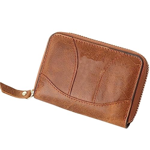 LOKAXXZU Kartenbeutel Frauen -Männer Brieftasche Multi -Funktion Organ Card Bag Reißverschlussbeutel Kurzer Brieftasche von LOKAXXZU