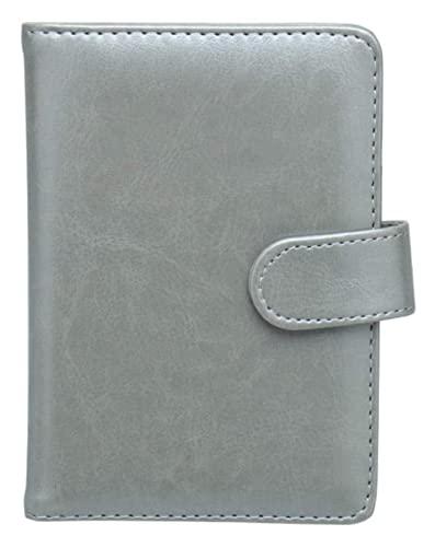 LOKAXXZU Kartenhalter Hülle Multifunktion Leder HaSP Wallets Geschäfts Reisepassabdeckung Paket Bargeld Coin Wallet (Grau) von LOKAXXZU