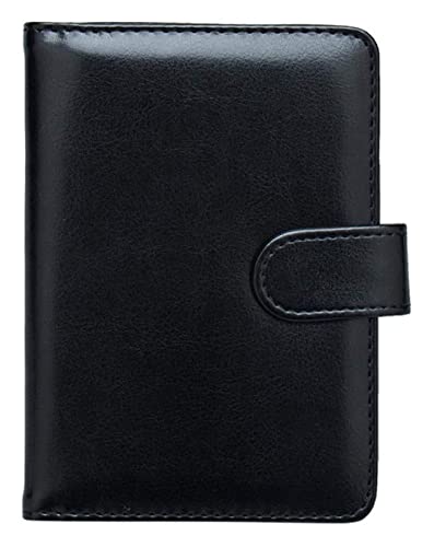 LOKAXXZU Kartenhalter Hülle Multifunktion Leder HaSP Wallets Geschäfts Reisepassabdeckung Paket Bargeld Coin Wallet (schwarz) von LOKAXXZU