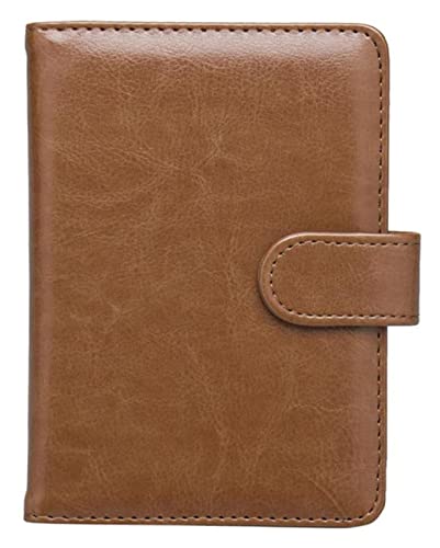 LOKAXXZU Kartenhalter Hülle Multifunktion Leder HaSpe Brieftaschen Geschäfts Reisepassabdeckung Paket Bargeld Coin Wallet (Brown) von LOKAXXZU