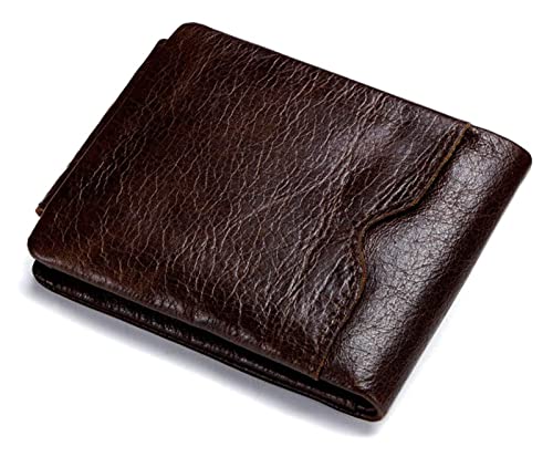 LOKAXXZU Kurze Triufold -Brieftasche für Männer Blockierkartenhalter Handtasche Organizer Münze Tendy Stylish Man Brieftasche von LOKAXXZU