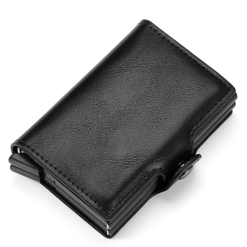 LOKAXXZU Layer Aluminium Kartenkartenkartenbeutel Männer PU Automatisch -up -Kartenclip Muster Brieftasche von LOKAXXZU